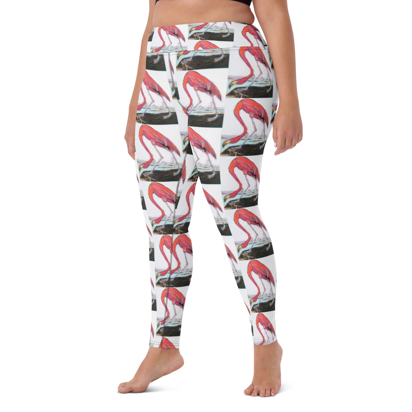 Pink Flamingo Yoga Leggings