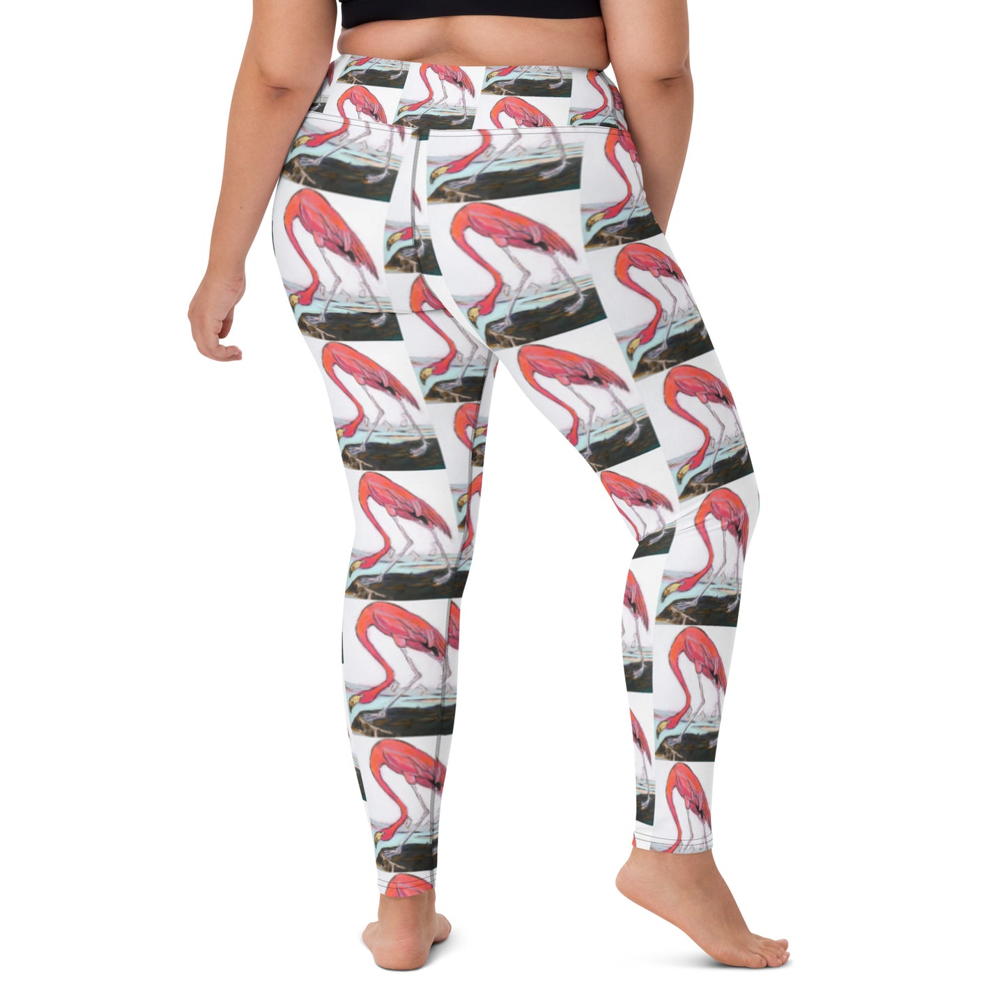 Pink Flamingo Yoga Leggings