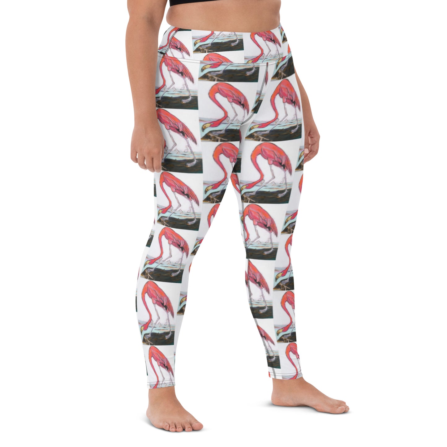 Pink Flamingo Yoga Leggings