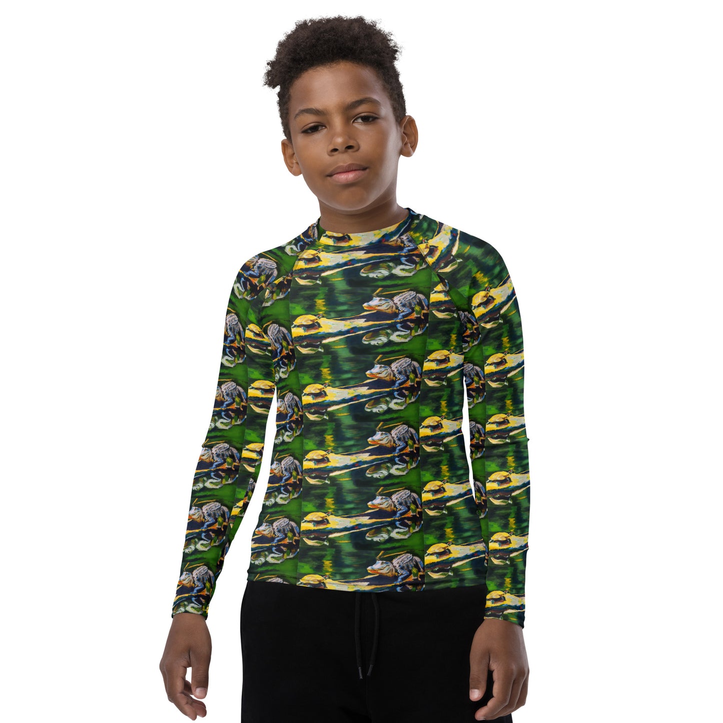 Turtle and Gator Youth Rash Guard