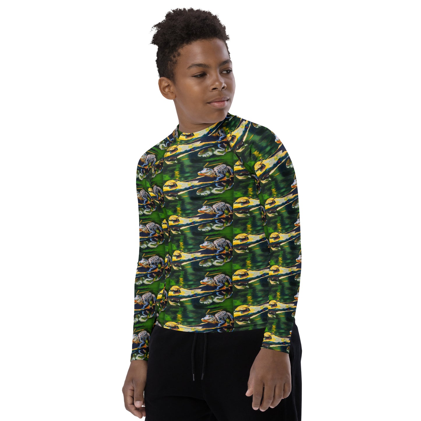 Turtle and Gator Youth Rash Guard