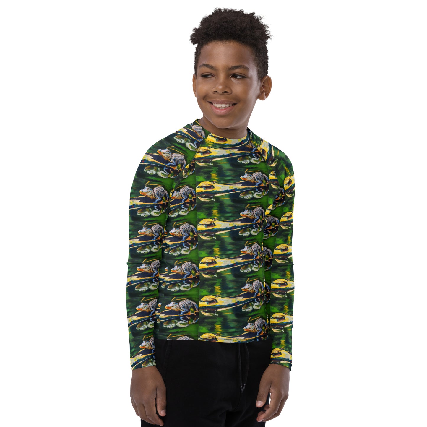 Turtle and Gator Youth Rash Guard