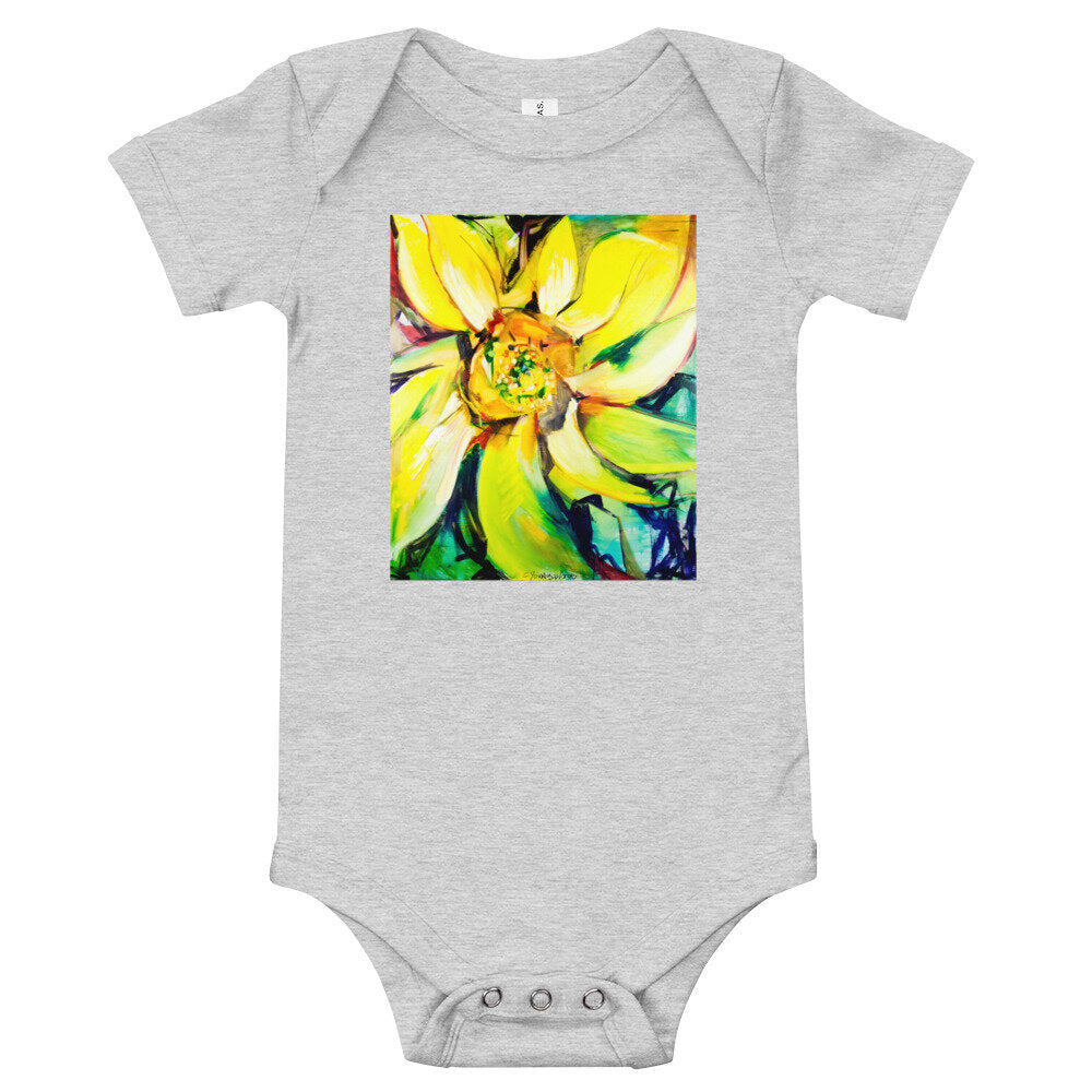 Bosco Sunflower Baby short sleeve one piece