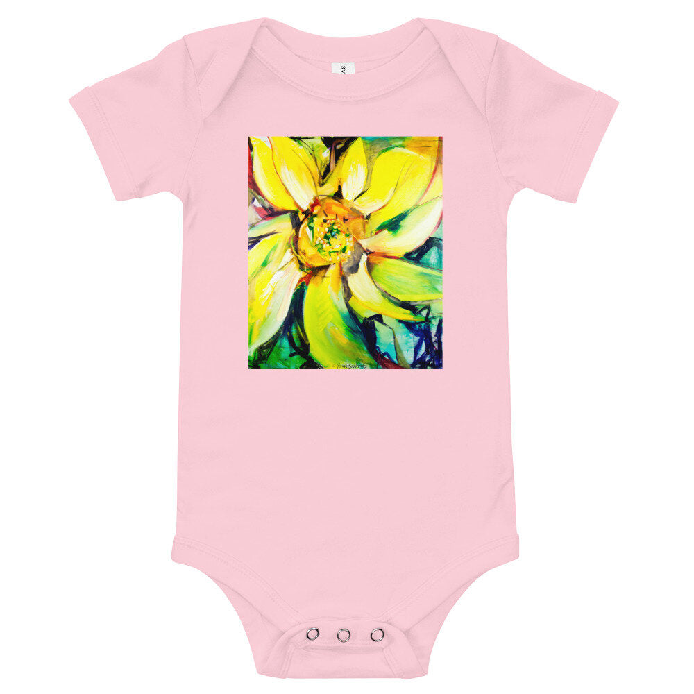 Bosco Sunflower Baby short sleeve one piece