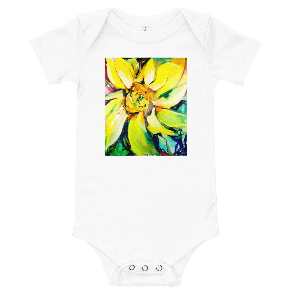 Bosco Sunflower Baby short sleeve one piece