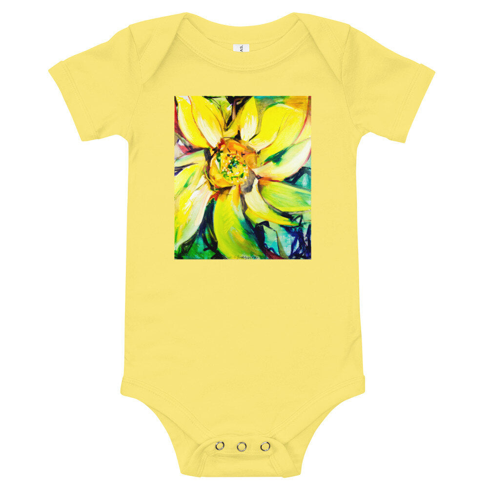 Bosco Sunflower Baby short sleeve one piece