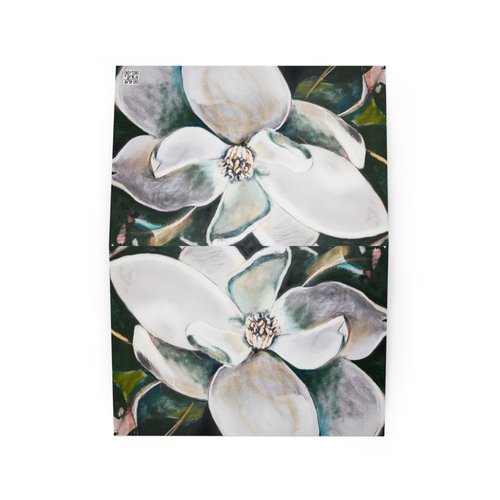 Open Heart Magnolia Greeting card