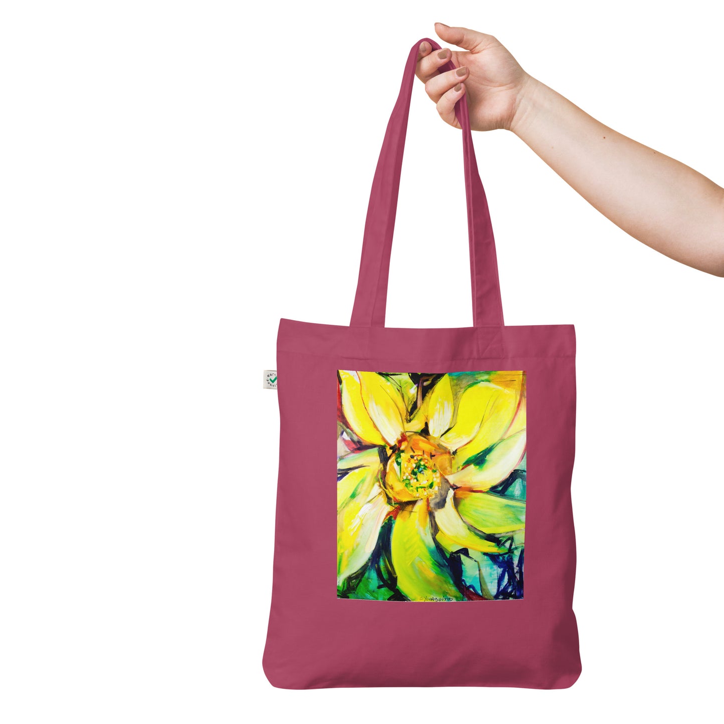 Bosco Sunflower Organic fashion tote bag