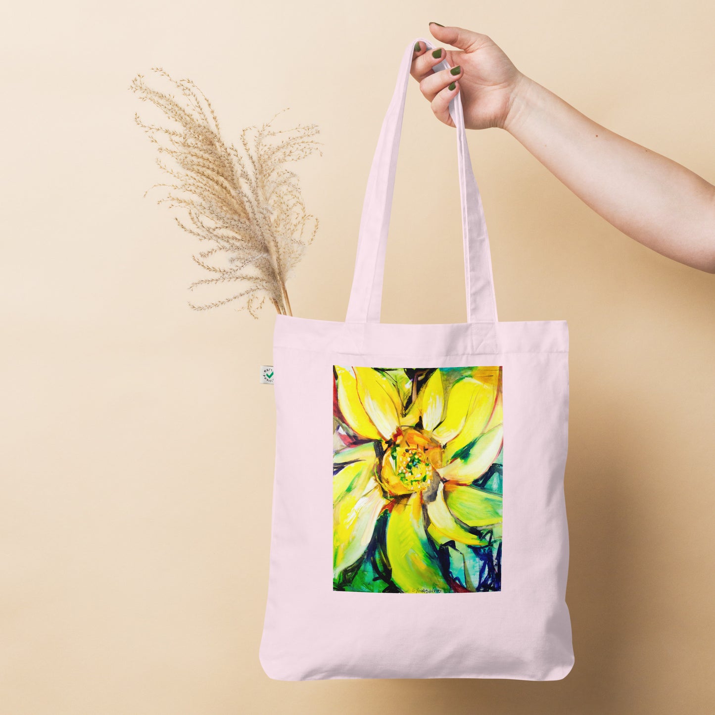 Bosco Sunflower Organic fashion tote bag