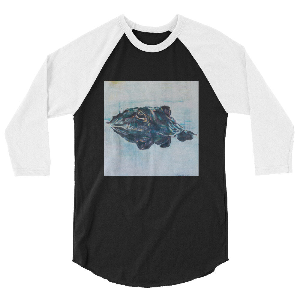 Gator Reflection 3/4 sleeve raglan shirt