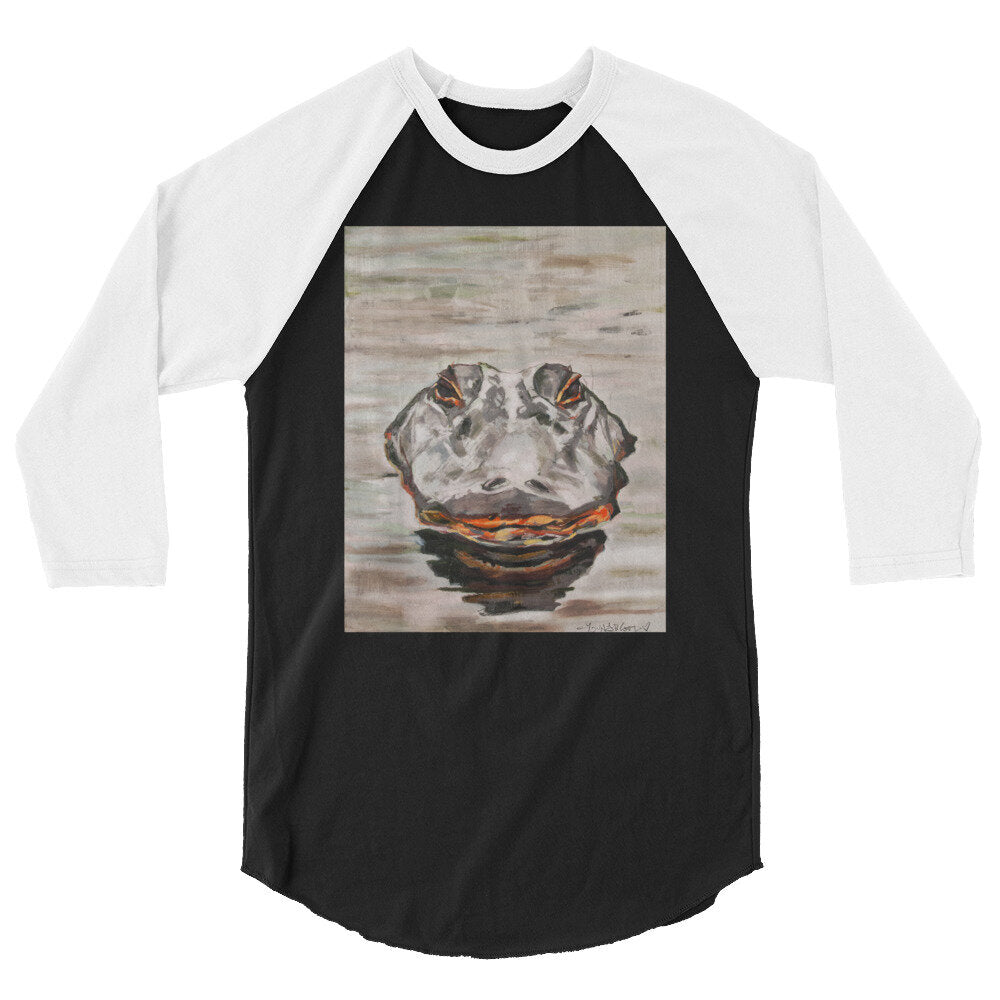 Gator Head sleeve raglan shirt