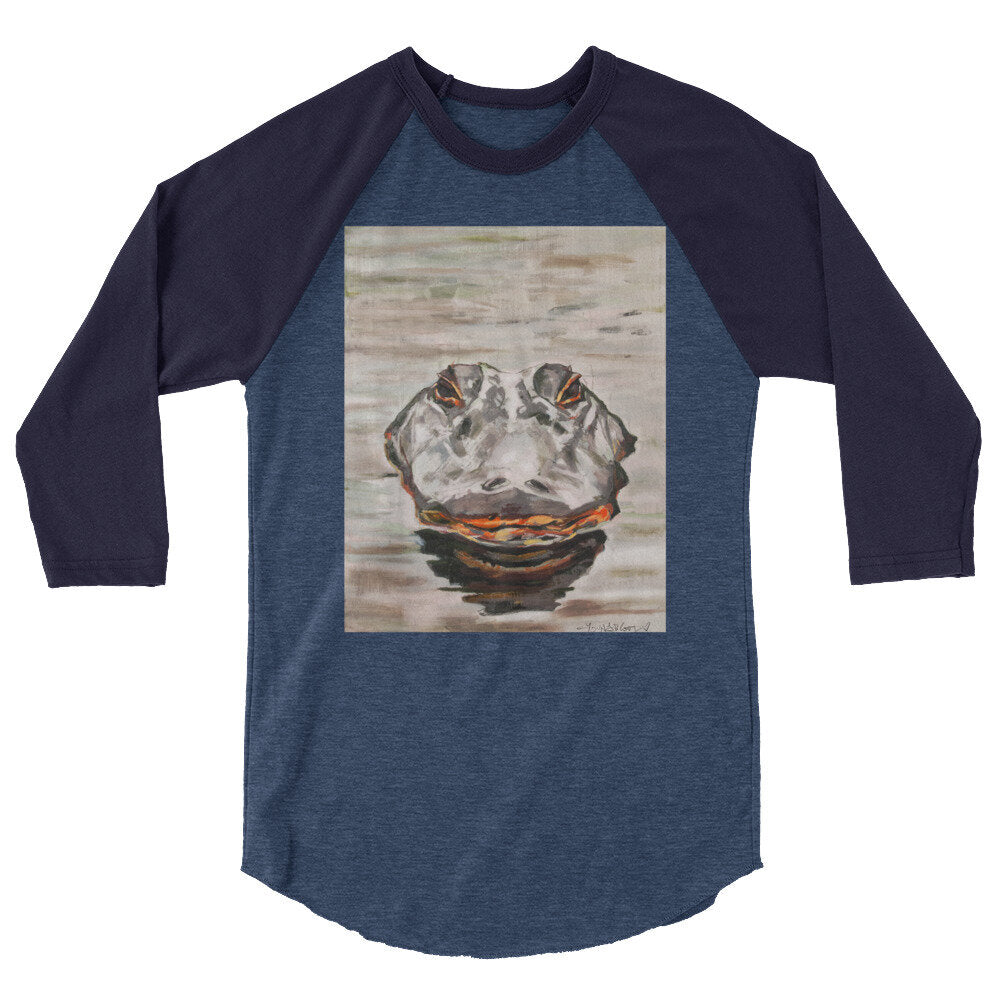 Gator Head sleeve raglan shirt