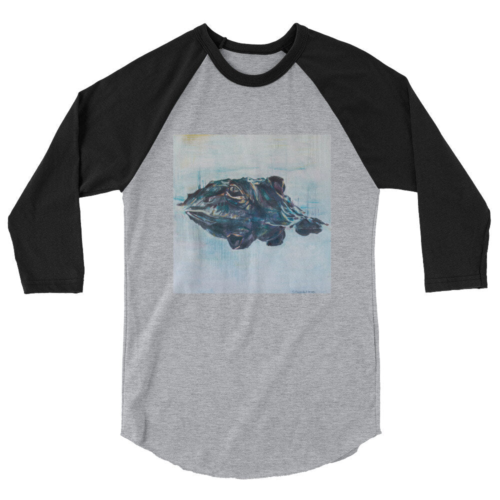 Gator Reflection 3/4 sleeve raglan shirt