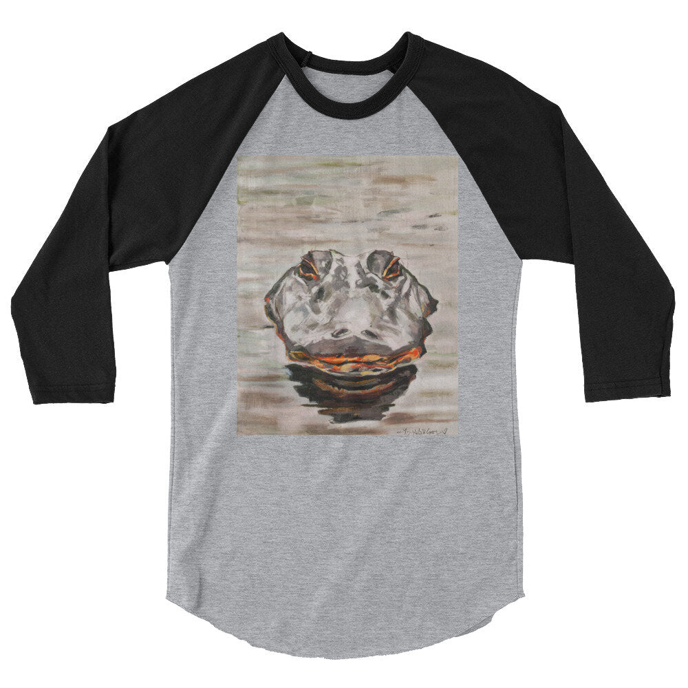 Gator Head sleeve raglan shirt