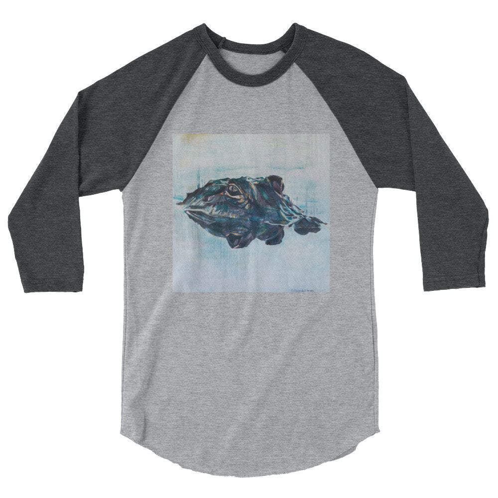 Gator Reflection 3/4 sleeve raglan shirt