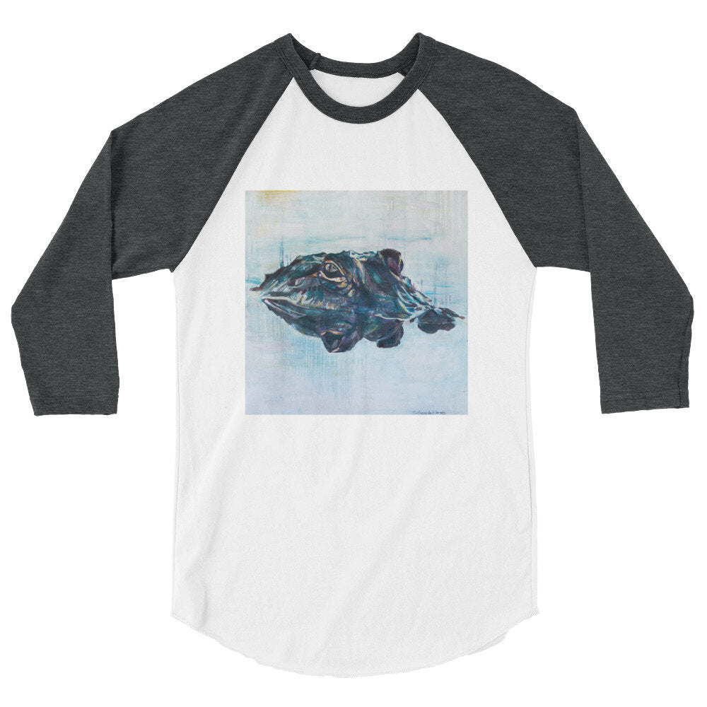 Gator Reflection 3/4 sleeve raglan shirt