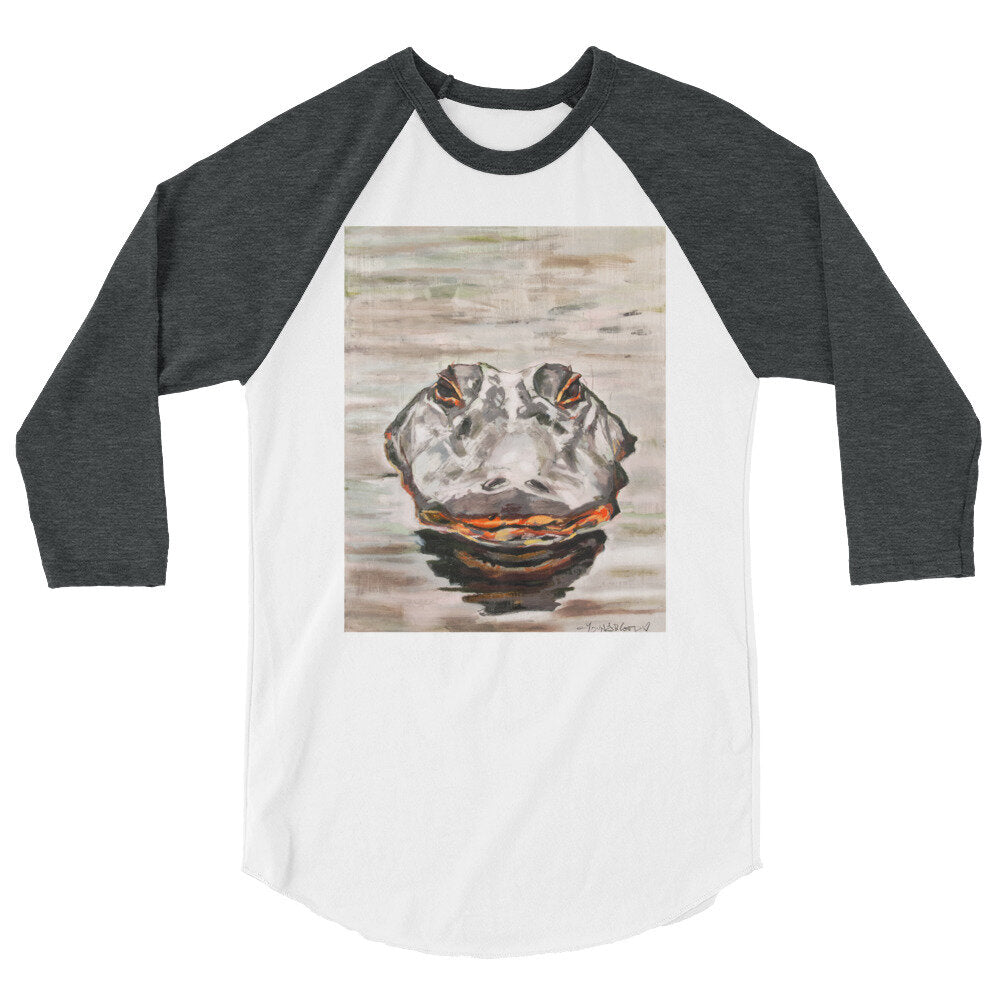 Gator Head sleeve raglan shirt