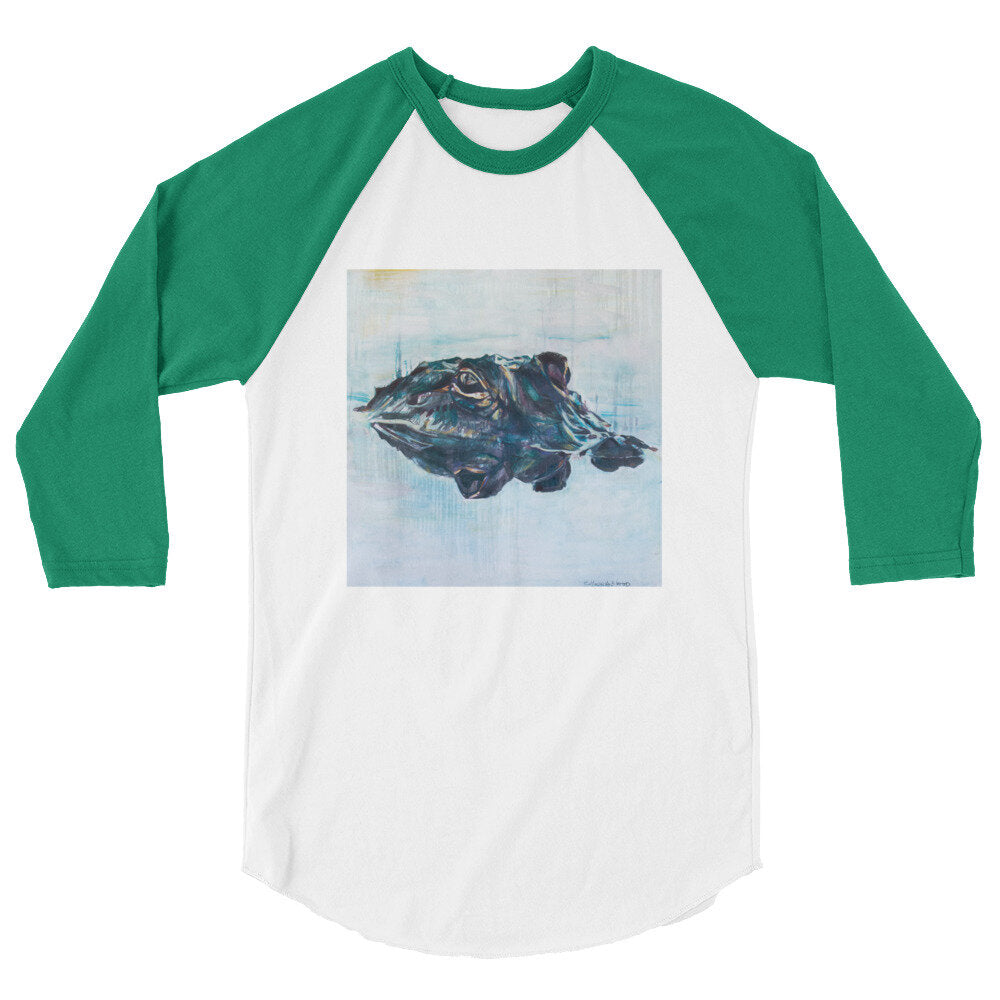 Gator Reflection 3/4 sleeve raglan shirt