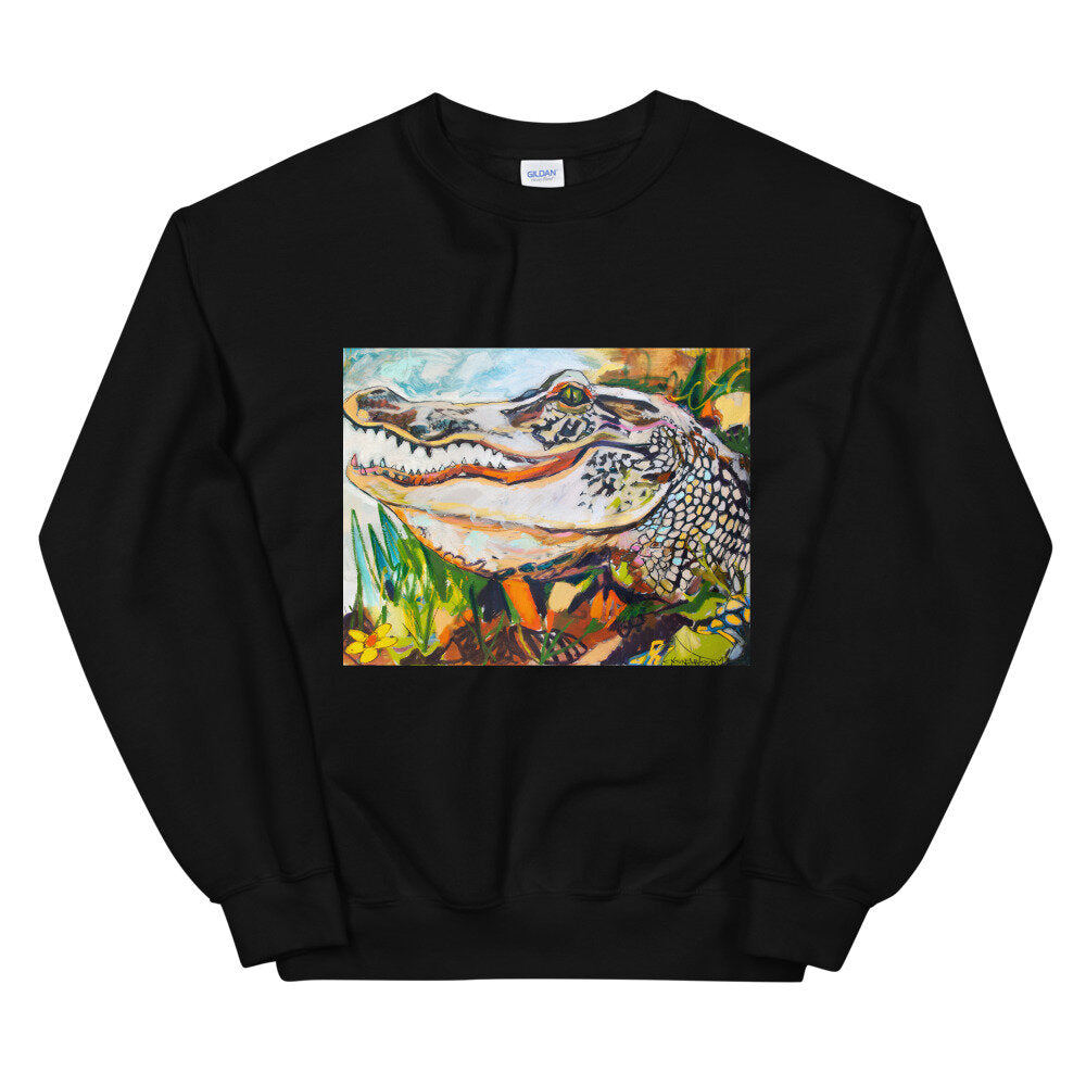 Groovy Gator Unisex Sweatshirt