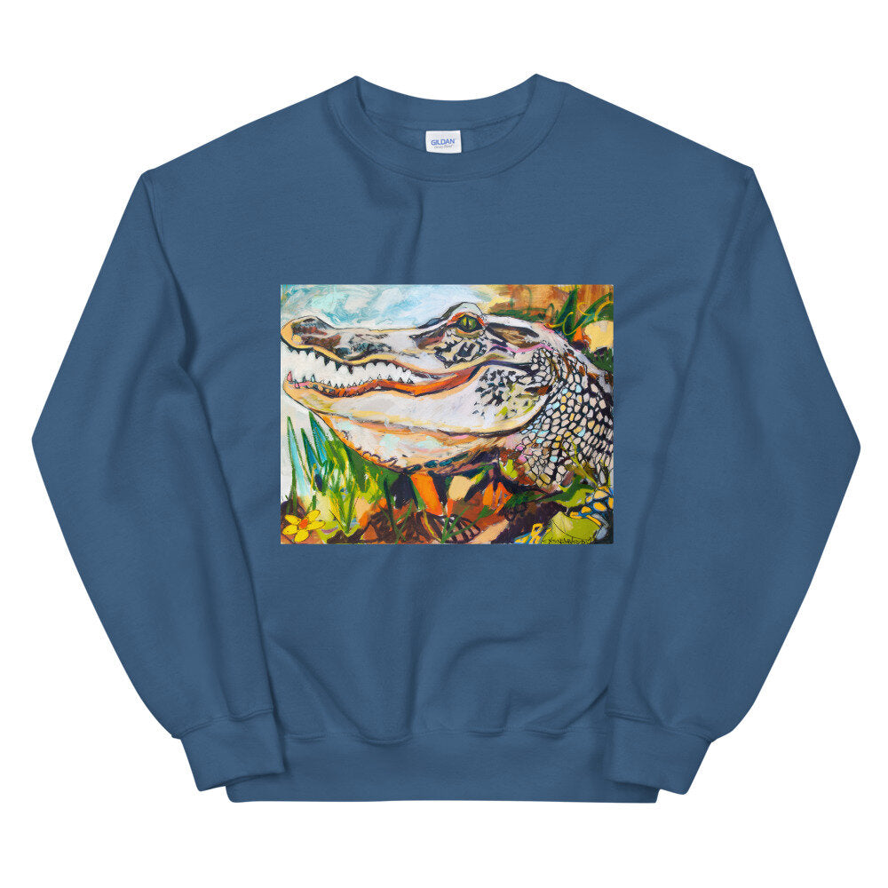 Groovy Gator Unisex Sweatshirt