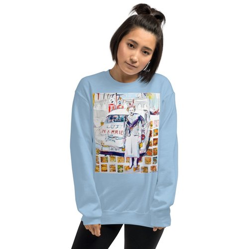 Vintage Newlywed Unisex Sweatshirt