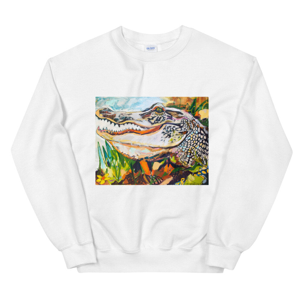 Groovy Gator Unisex Sweatshirt