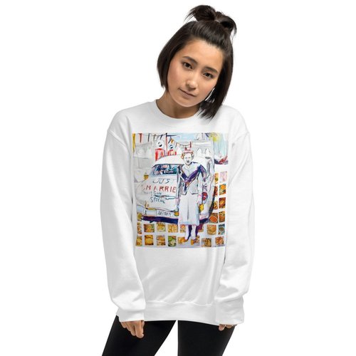 Vintage Newlywed Unisex Sweatshirt