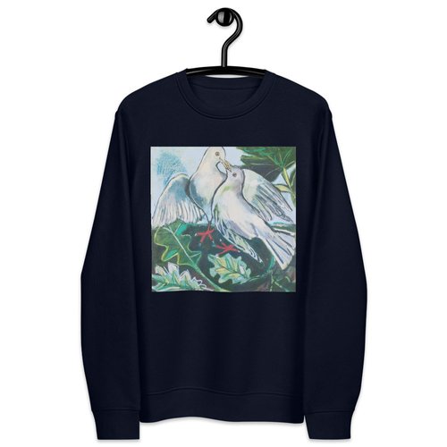 Doves in Landscape Unisex Sweatshirt