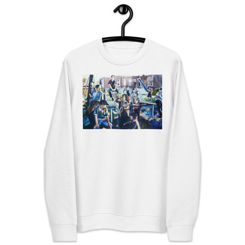 Vintage Schoolyard Unisex eco sweatshirt