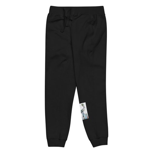 Bold Pelicans in the Fog Unisex fleece sweatpants