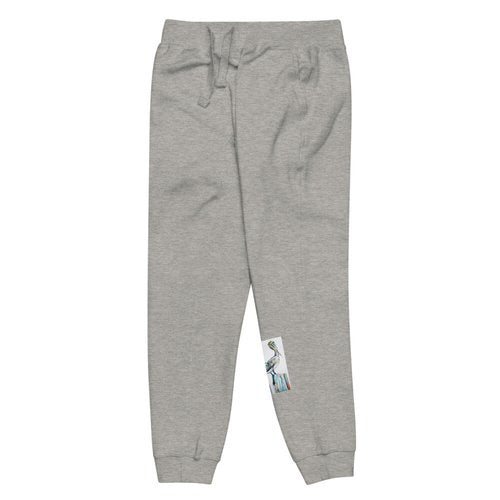 Bold Pelicans in the Fog Unisex fleece sweatpants