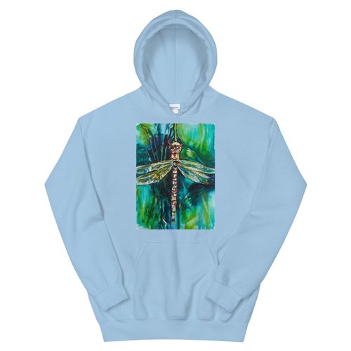 Green Dragonfly  Hooded Sweatshirt