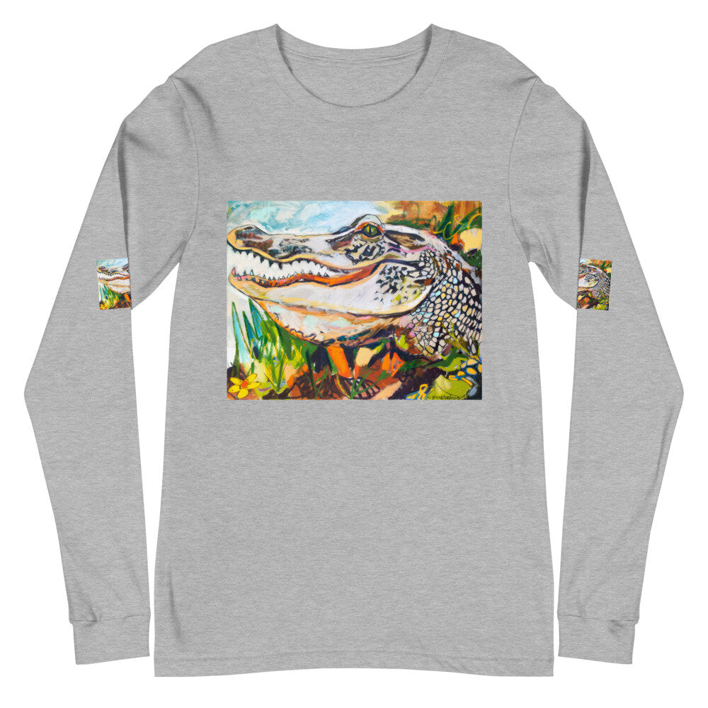 Groovy Gator Unisex Long Sleeve Tee