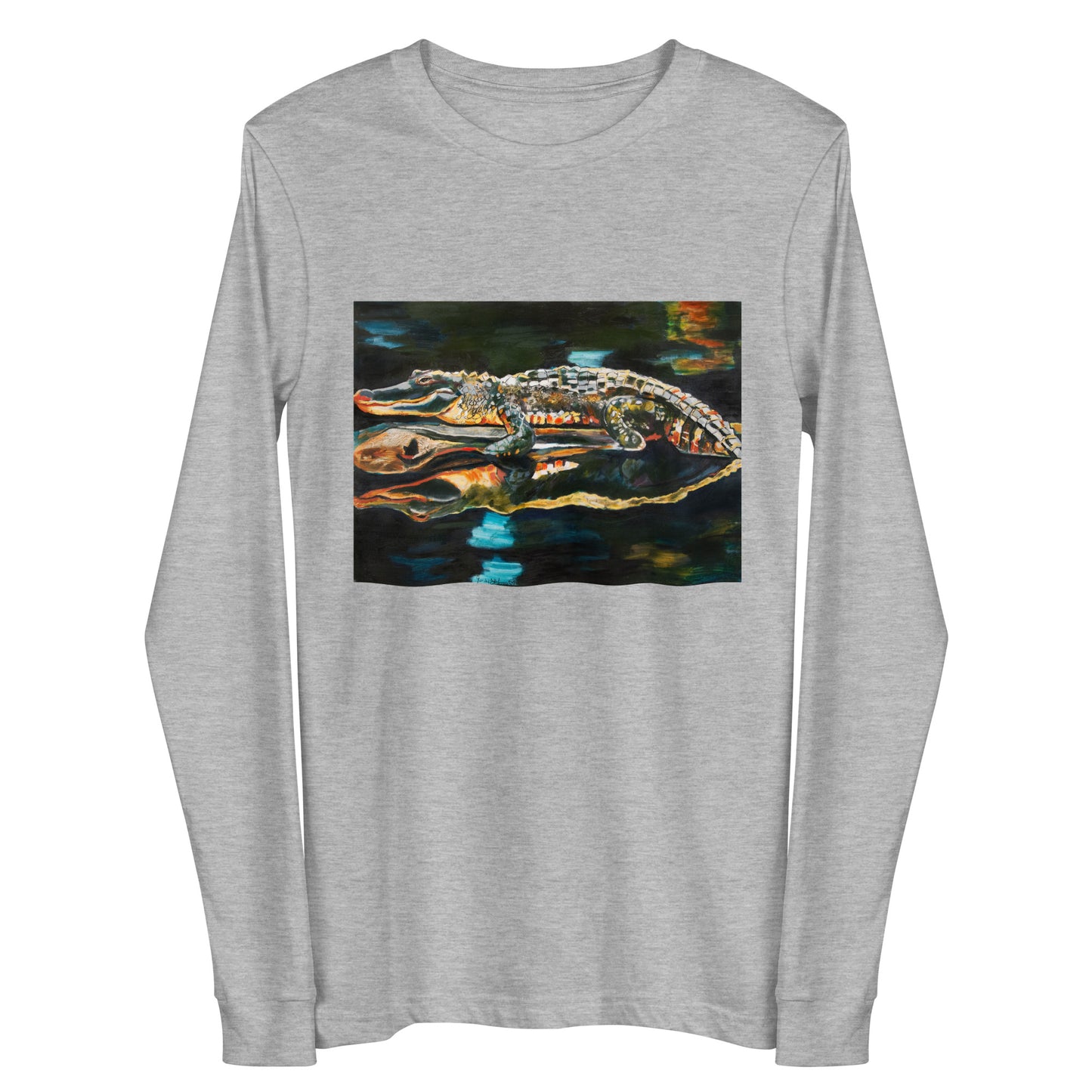 Gator on a Log Unisex Long Sleeve Tee