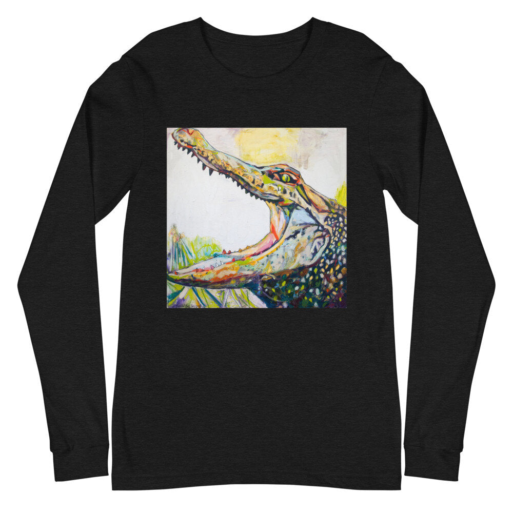 Big Mouth Gator Unisex Long Sleeve Tee