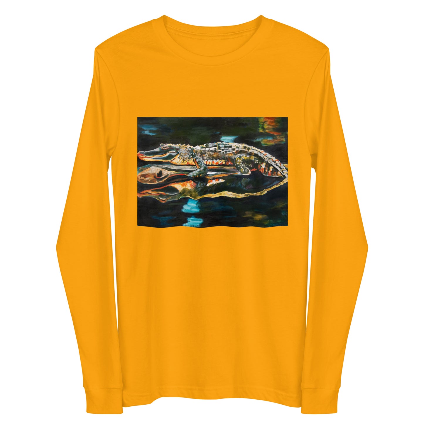 Gator on a Log Unisex Long Sleeve Tee