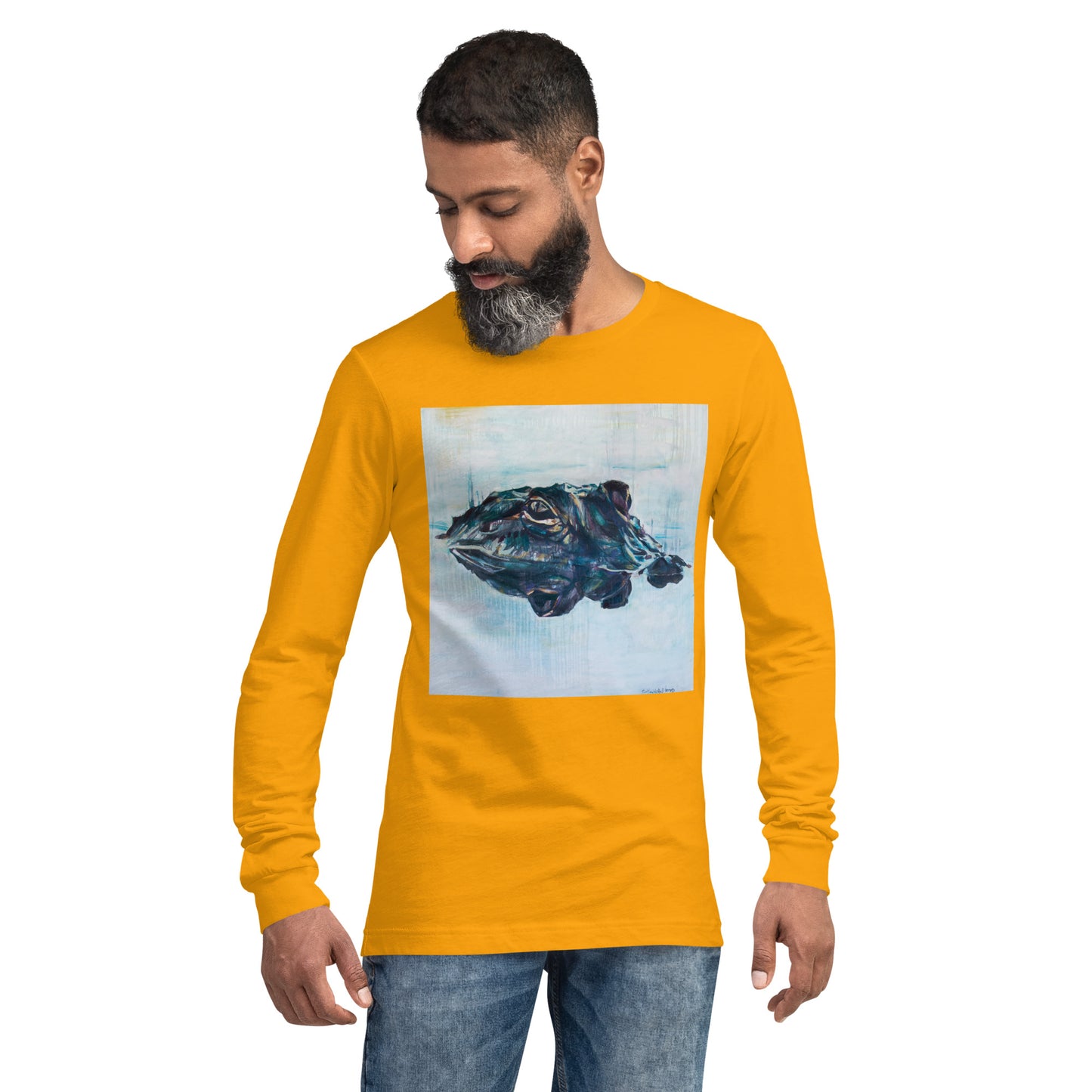 Gator Head Reflection Unisex Long Sleeve Tee