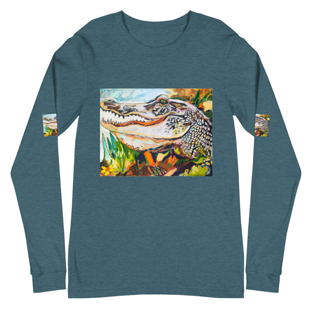 Groovy Gator Unisex Long Sleeve Tee