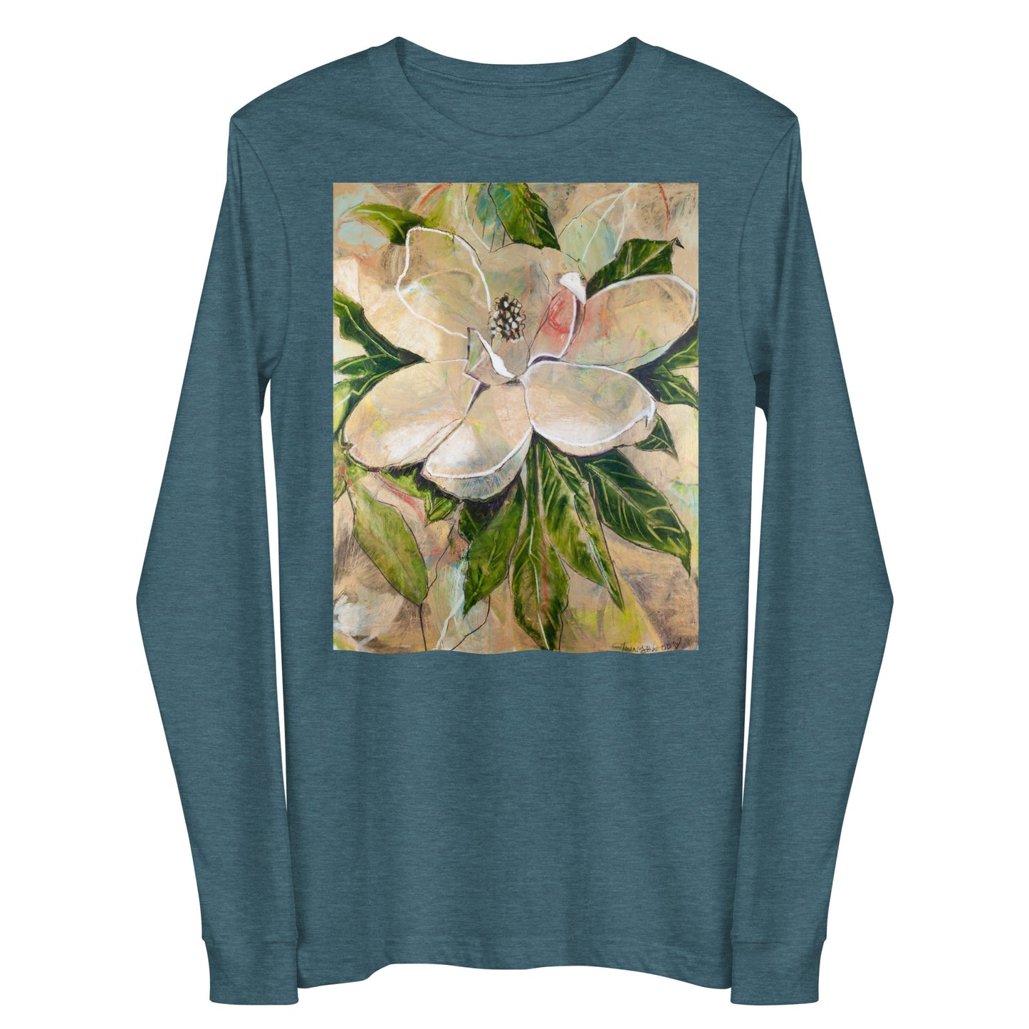 Golden Magnolia Unisex Long Sleeve Tee