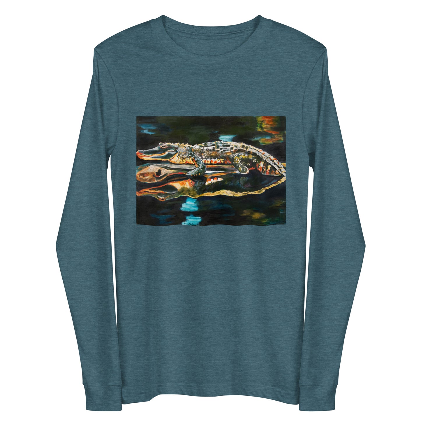 Gator on a Log Unisex Long Sleeve Tee