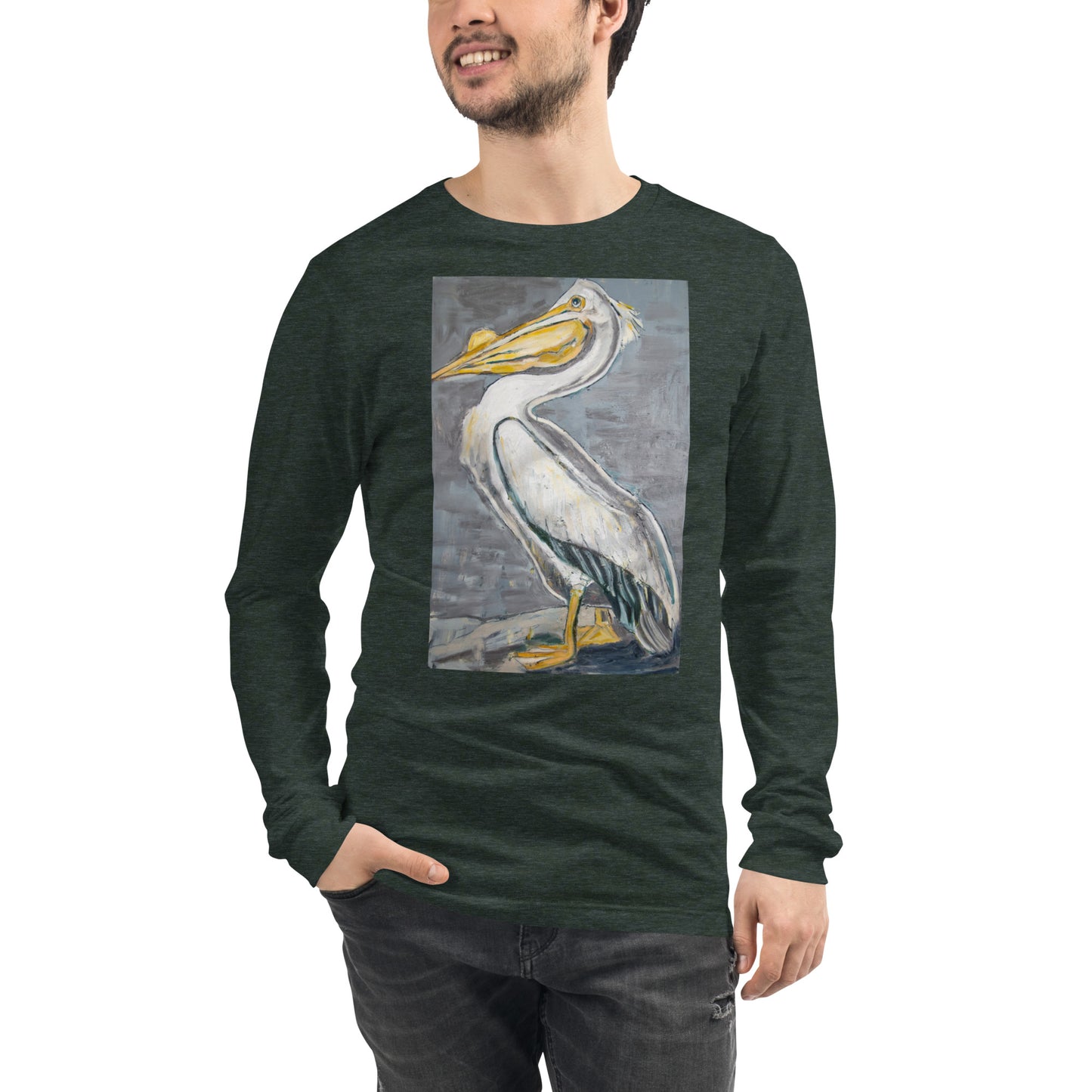 White Pelican Unisex Long Sleeve Tee