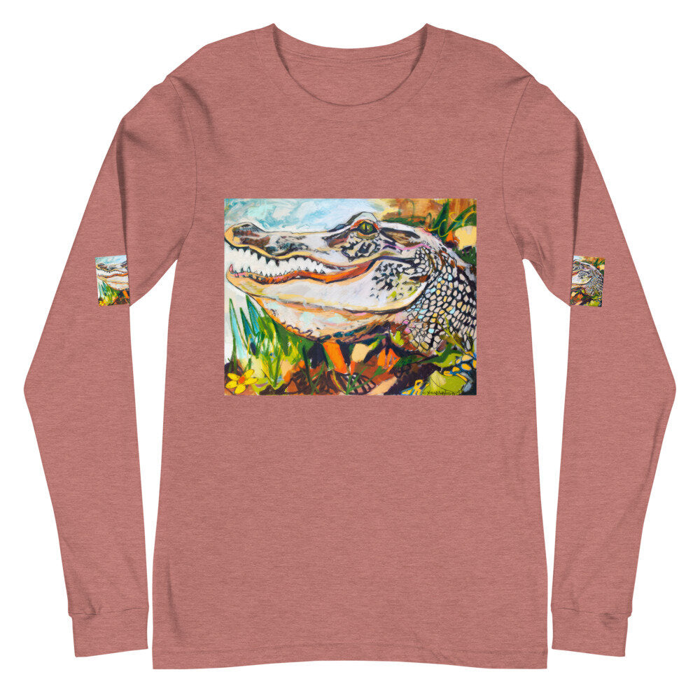 Groovy Gator Unisex Long Sleeve Tee