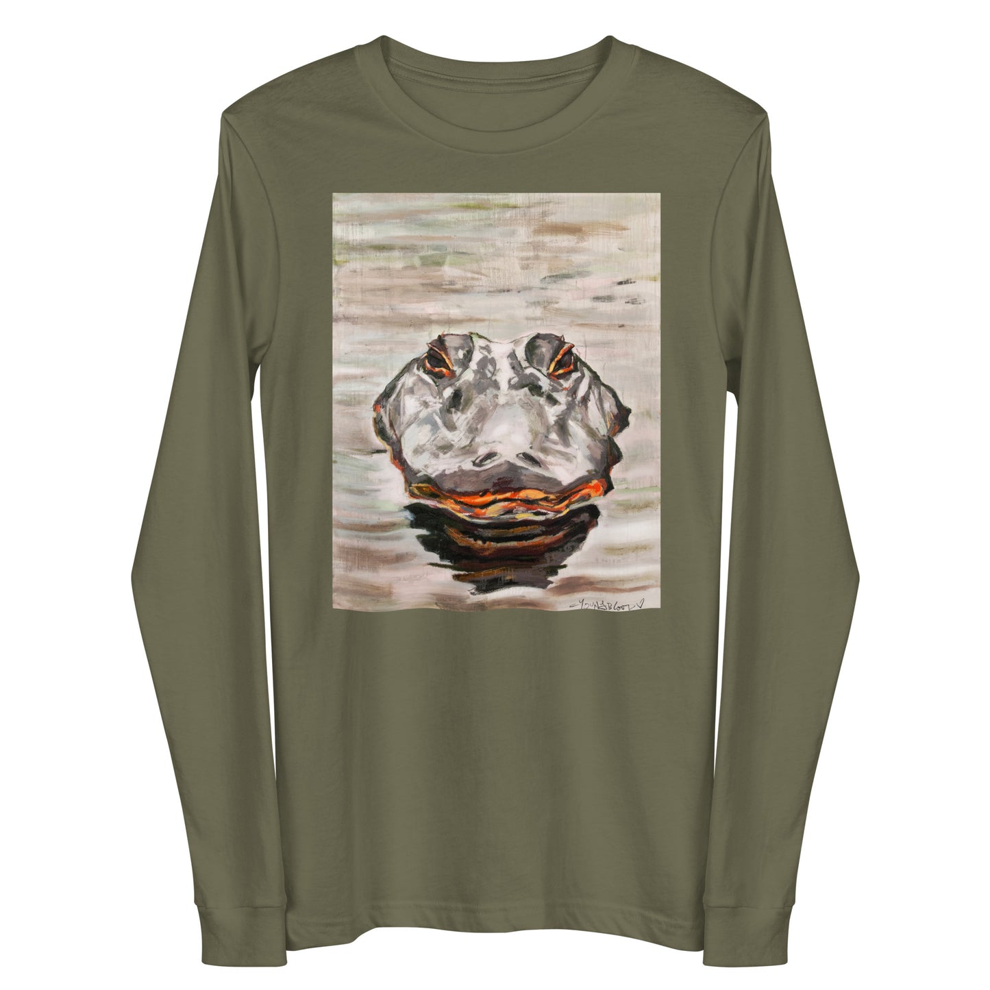 Gator Head Unisex Long Sleeve Tee