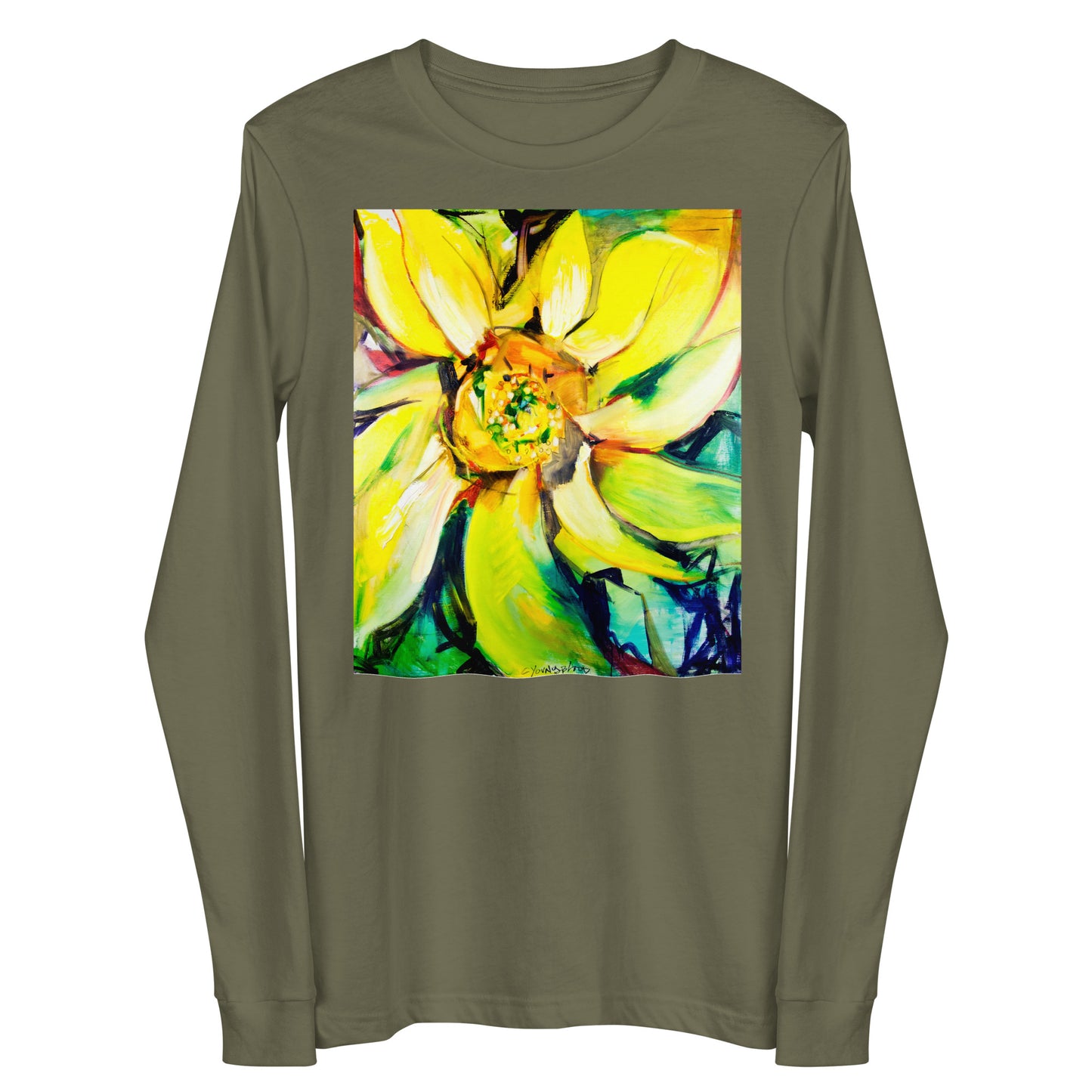 Bosco Sunflower Unisex Long Sleeve Tee