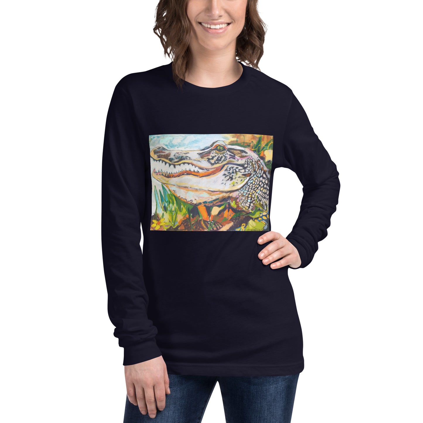 Groovy Gator Unisex Long Sleeve Tee