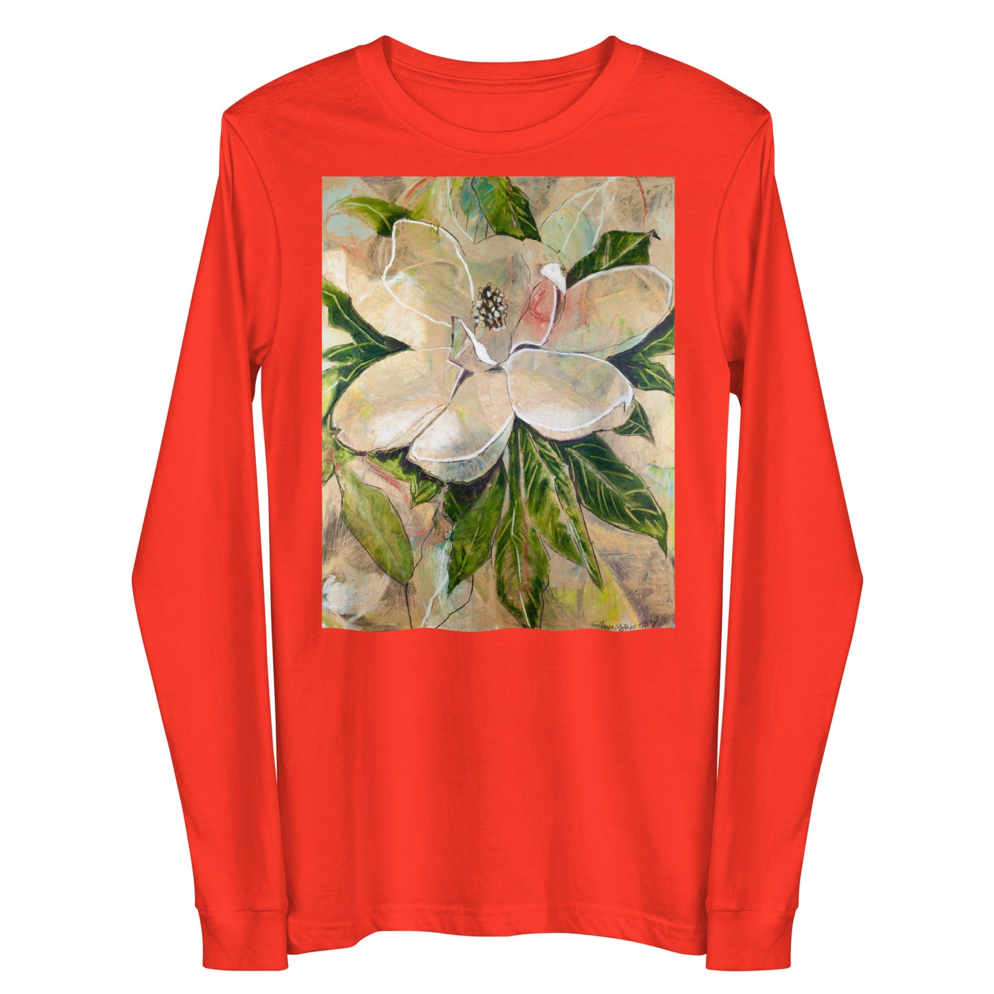 Golden Magnolia Unisex Long Sleeve Tee