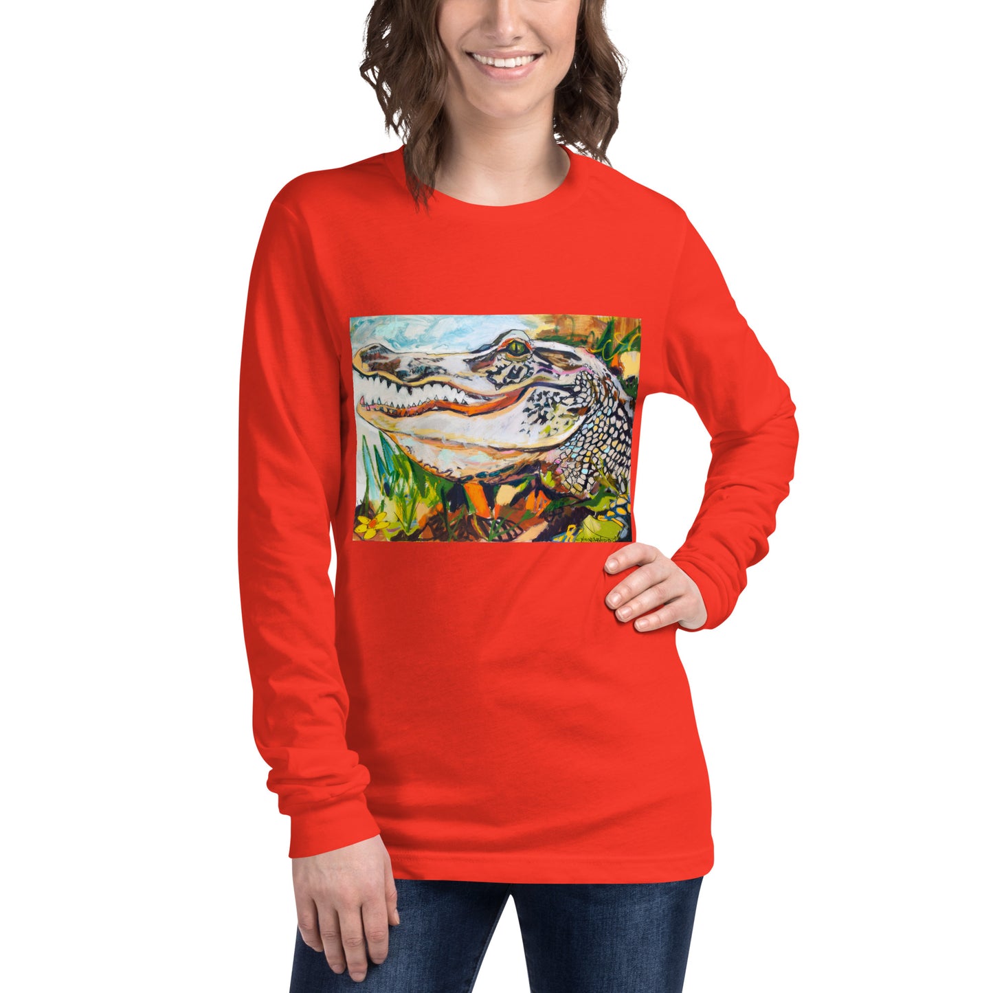 Groovy Gator Unisex Long Sleeve Tee