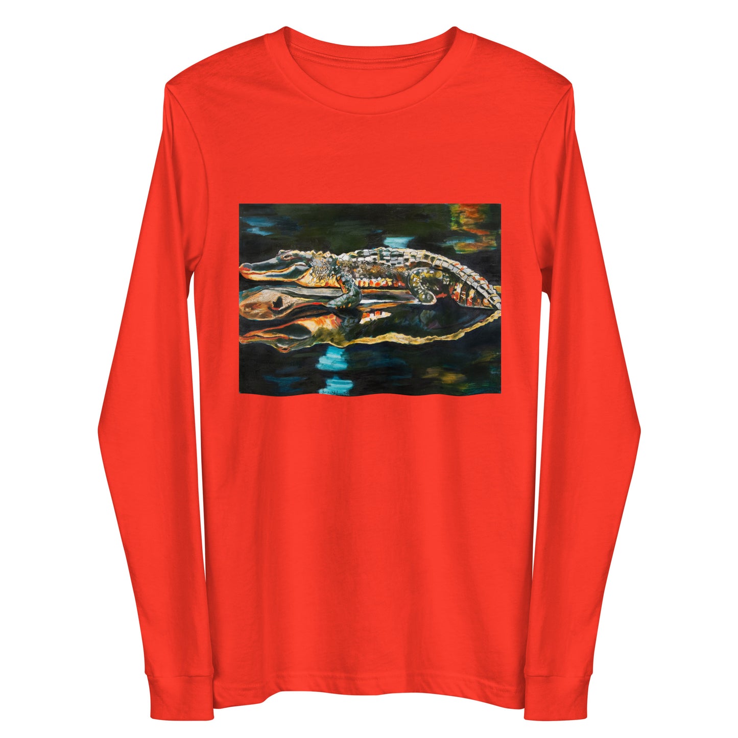 Gator on a Log Unisex Long Sleeve Tee