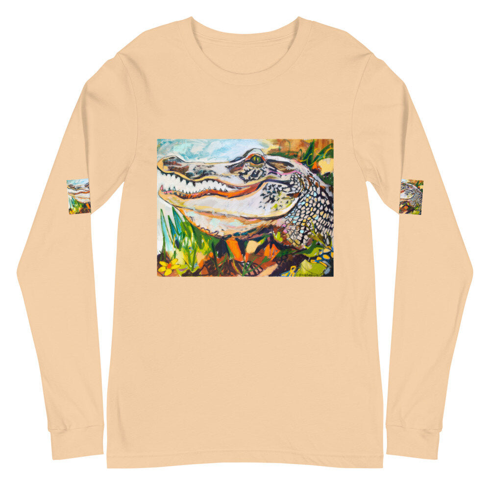 Groovy Gator Unisex Long Sleeve Tee