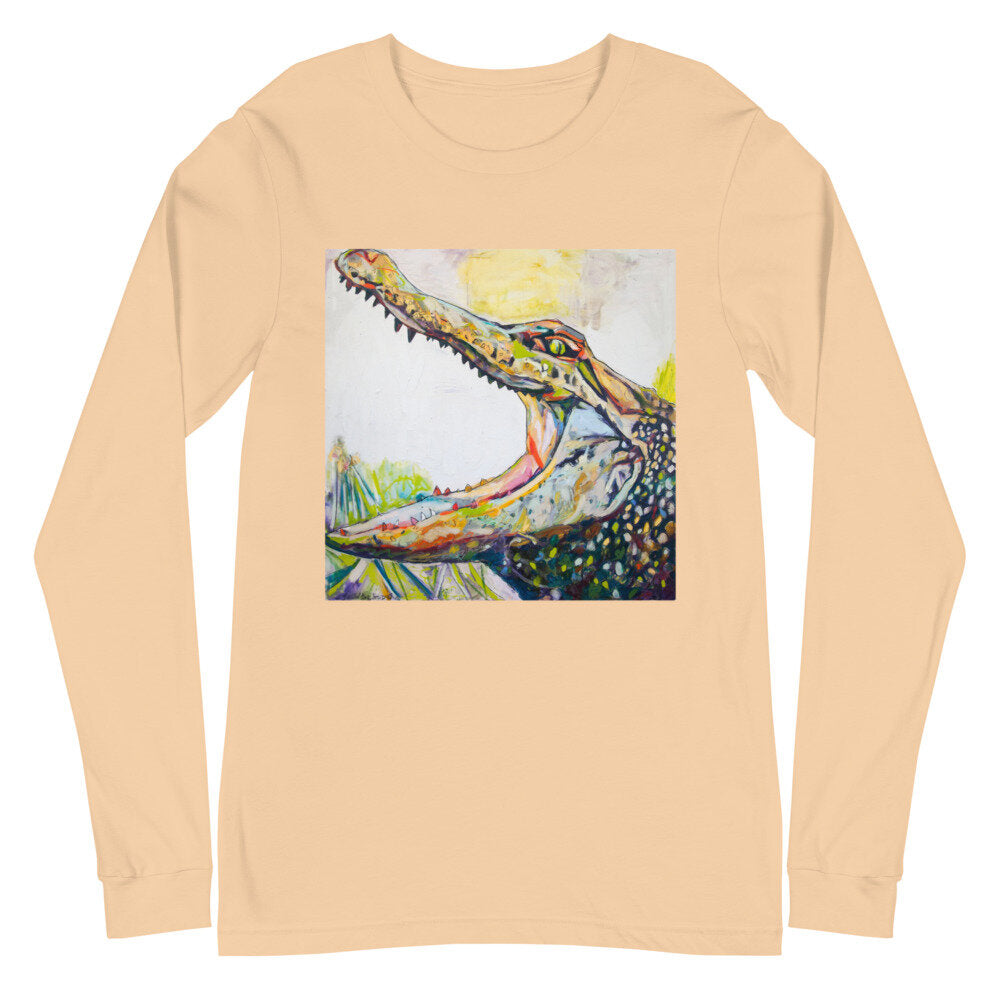 Big Mouth Gator Unisex Long Sleeve Tee